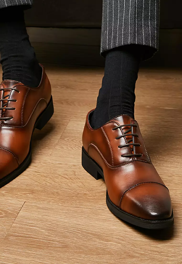 Leather Cap Toe Business Shoes KB22KB05