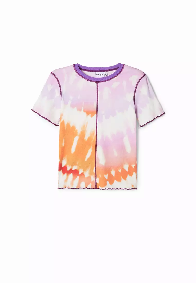 Desigual Woman Tie-dye T-Shirt.