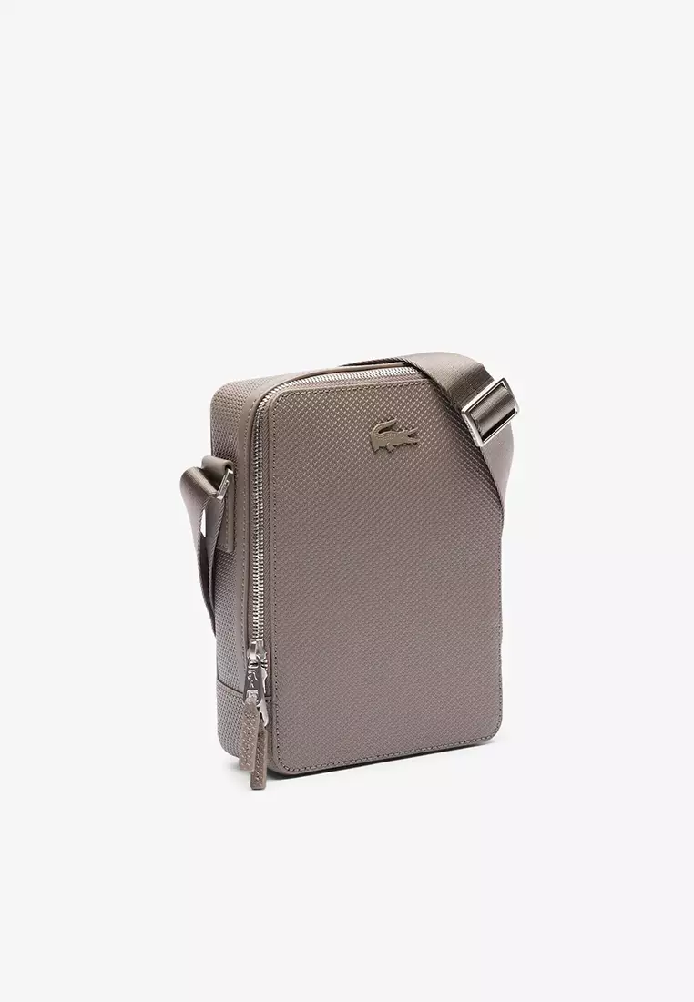 Buy Lacoste Chantaco Piqué Leather Shoulder Bag 2025 Online ZALORA