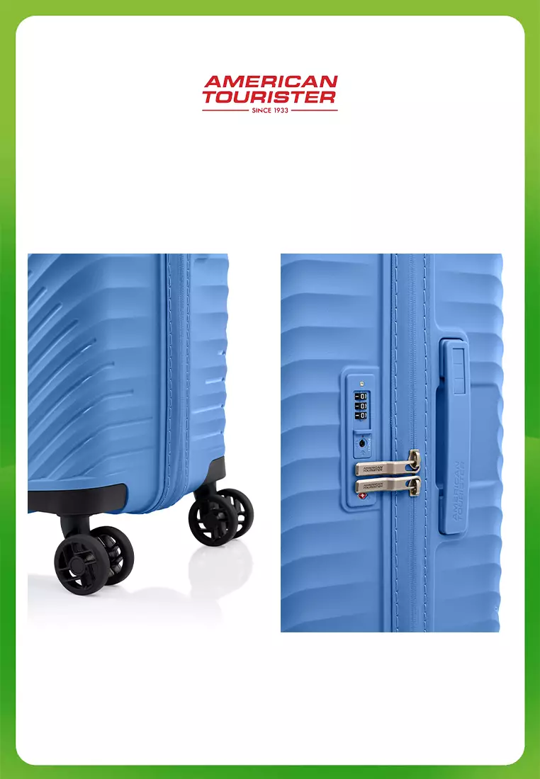 American Tourister Koper Hardcase Diazip Large 28 Inch TSA - Denim Blue