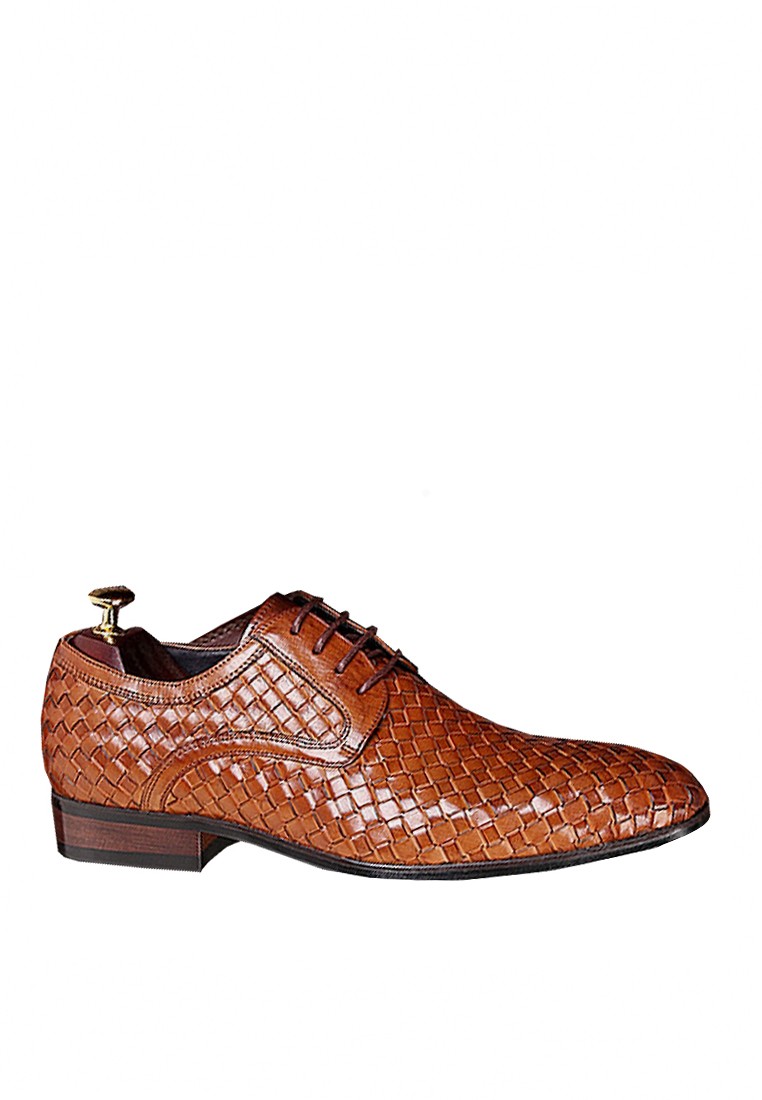 VANSA Braided Top Layer Cowhide Business Shoes VSM-F9063