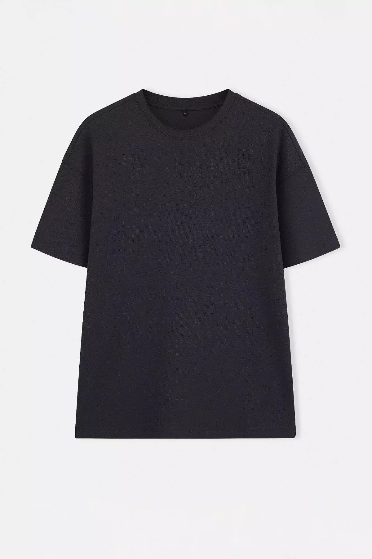 Anthracite Oversized /Wide Cut Pike Basic T-Shirt Tmnss26Ts00022