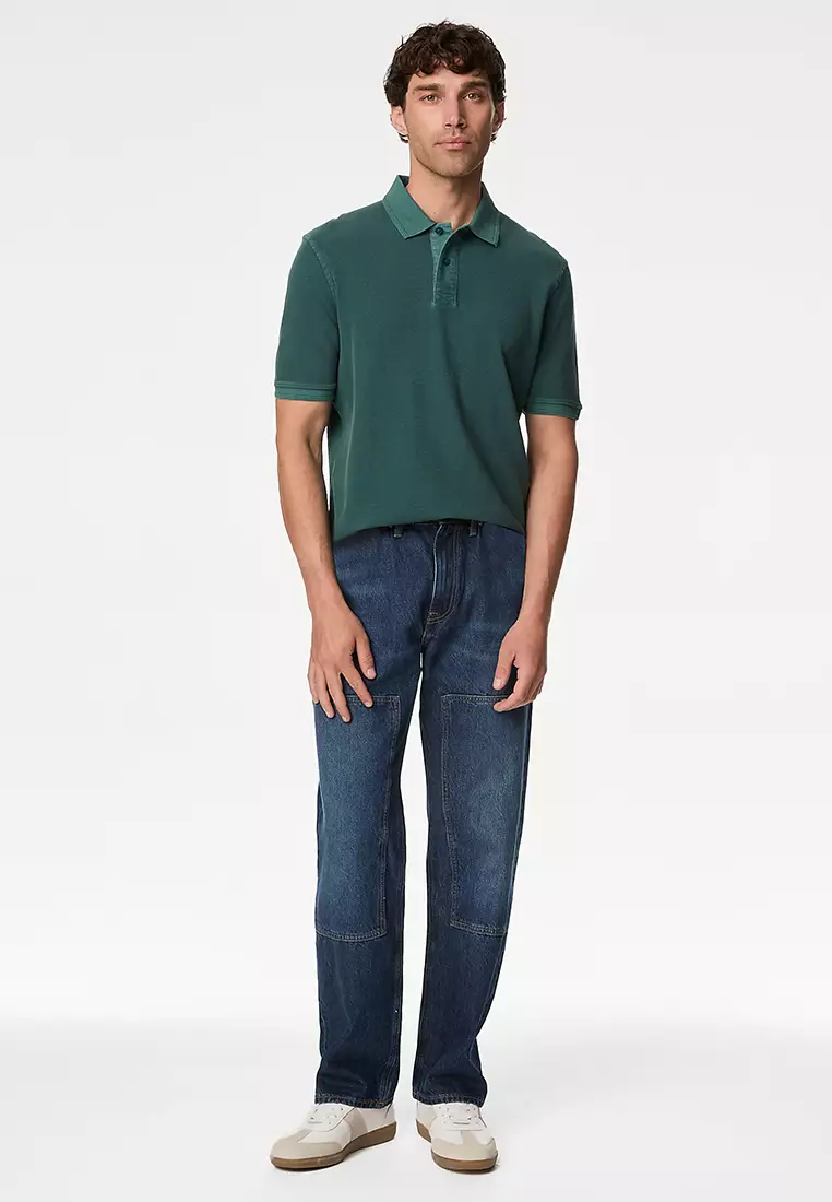 Pure Cotton Polo Shirt