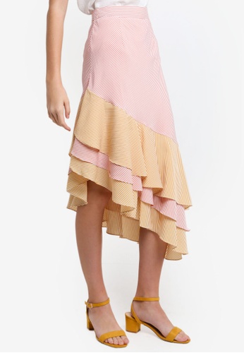 Pink layered skirt Clearance