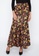Summer Love yellow Mermaid Long Skirt with Batik Print and Adjustable Waistline 564D1AA40D5BF4GS_1