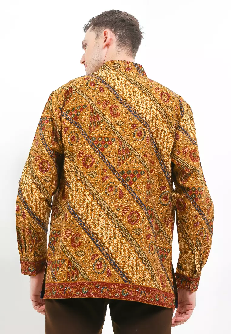 Kemeja Batik Lengan Panjang Motif Pesona 3 Negri