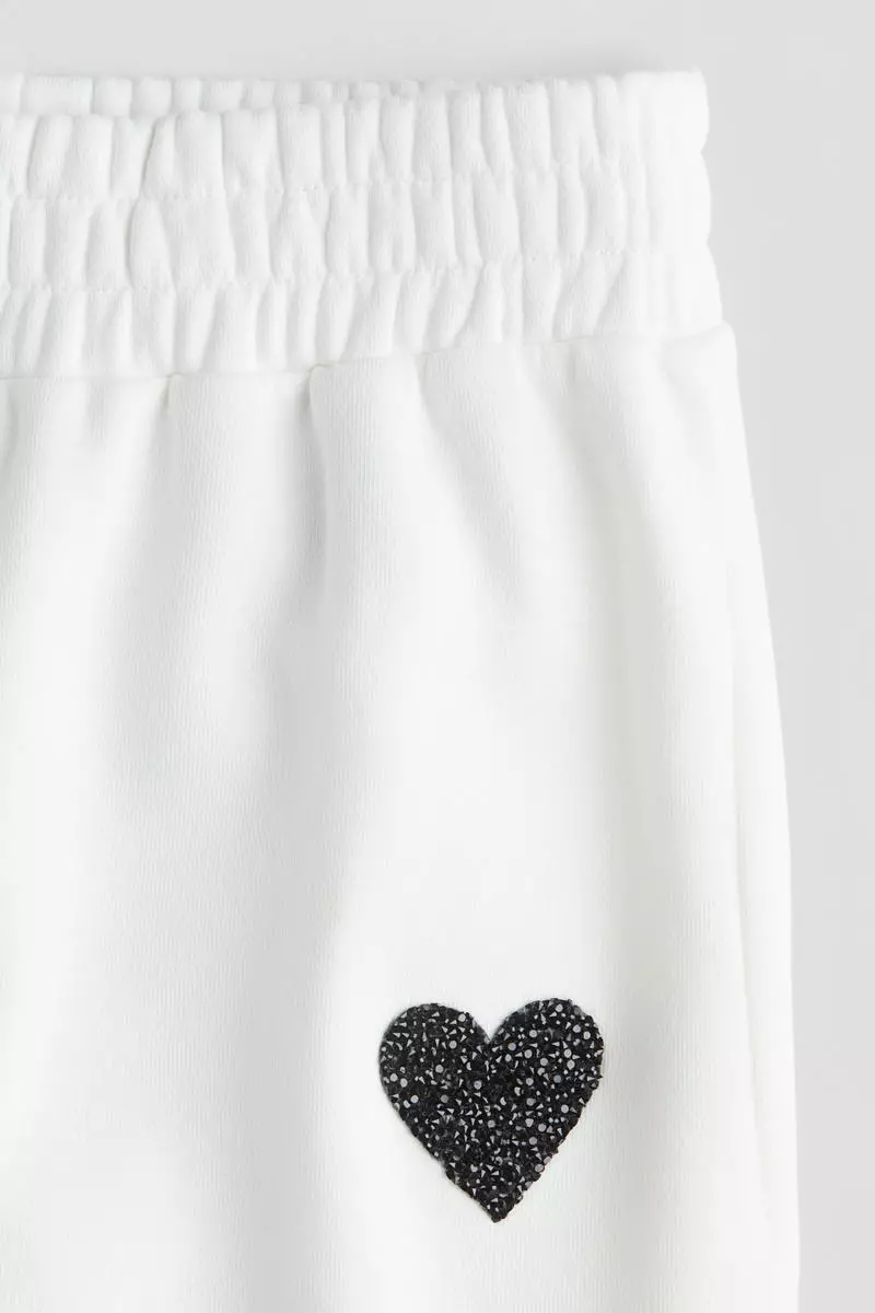 Straight sweatshirt joggers