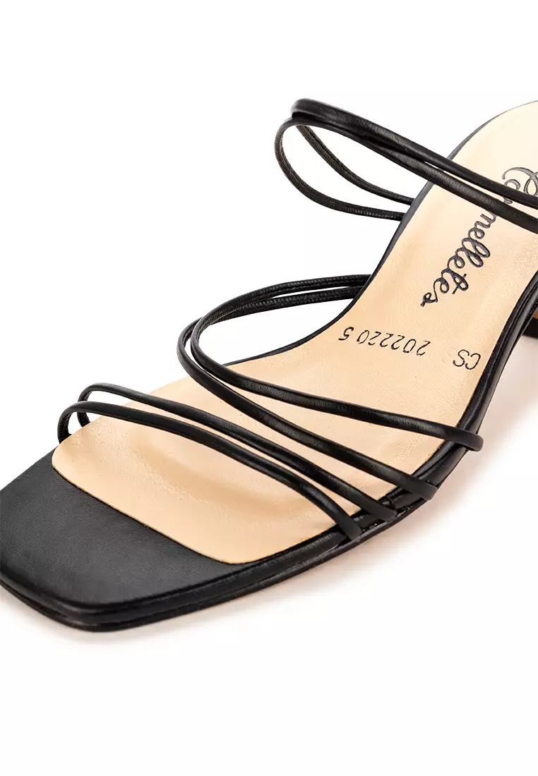 Strappy Kitten Heels