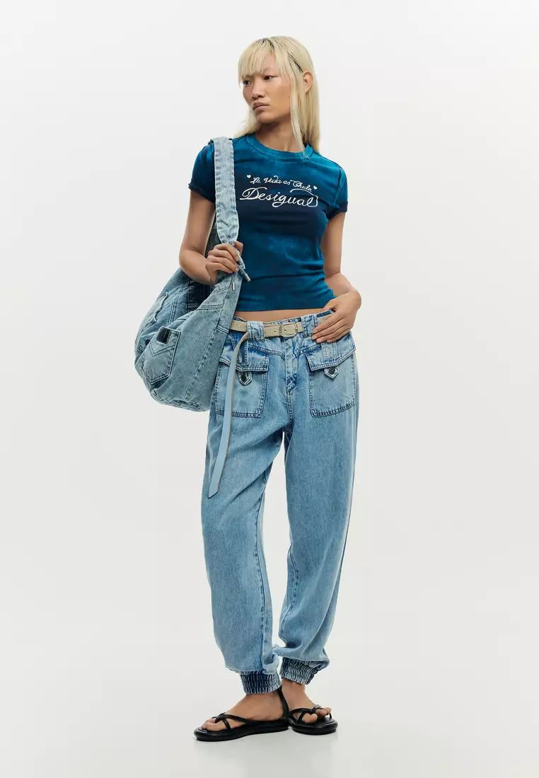 Desigual Flock Print T-Shirt