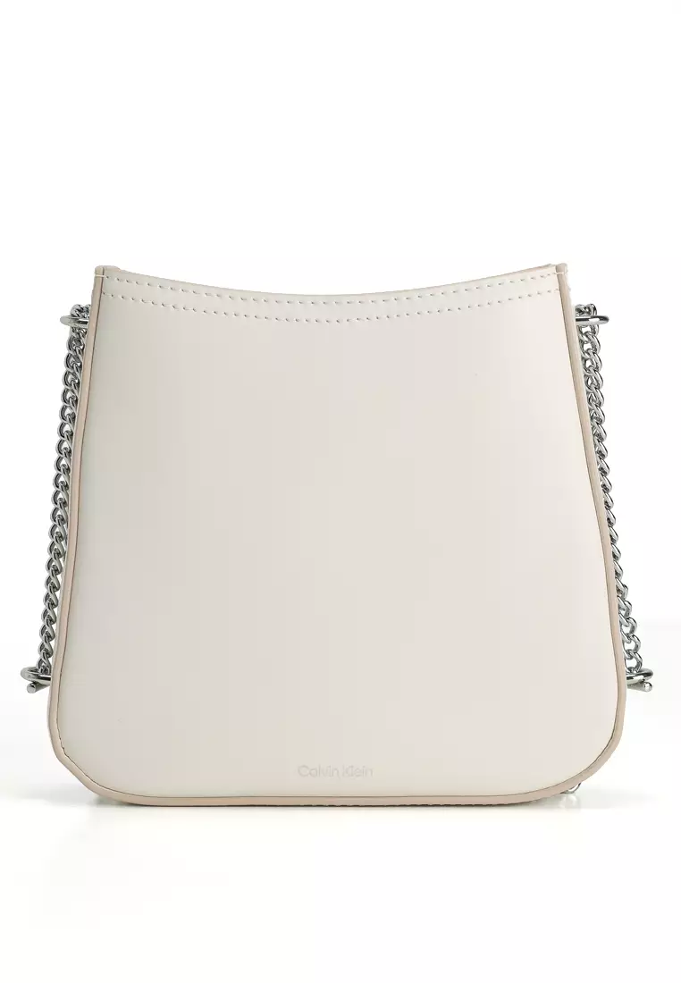 Monogram Chain Saddle Bag - Calvin Klein Accessories