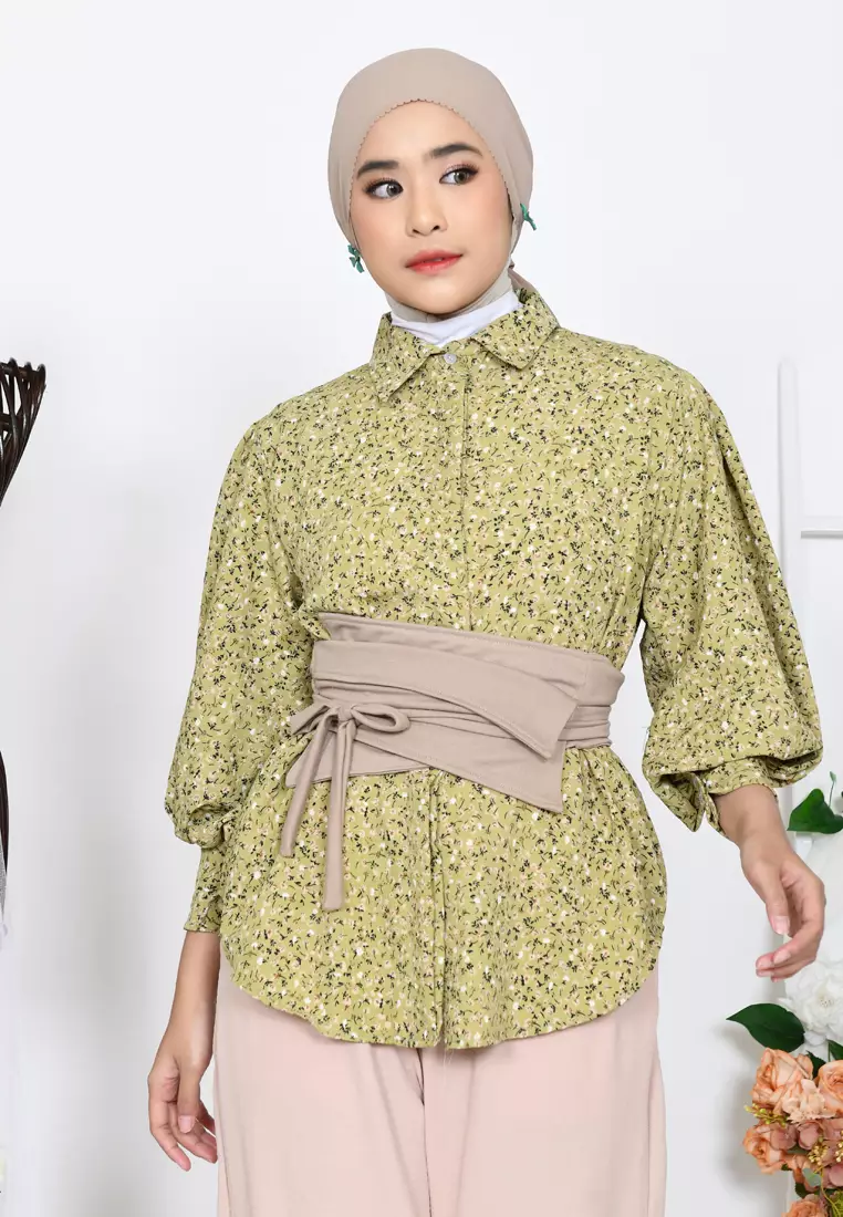 Ruby Obi Belt - Beige M17801