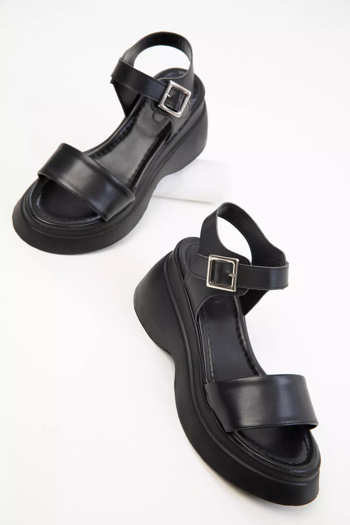 Black Women's Sandals 20383