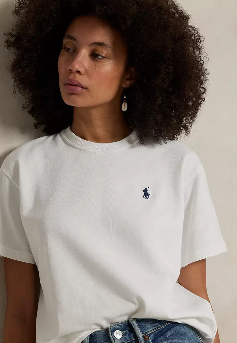 Cotton Jersey Short Sleeve Crewneck Tee
