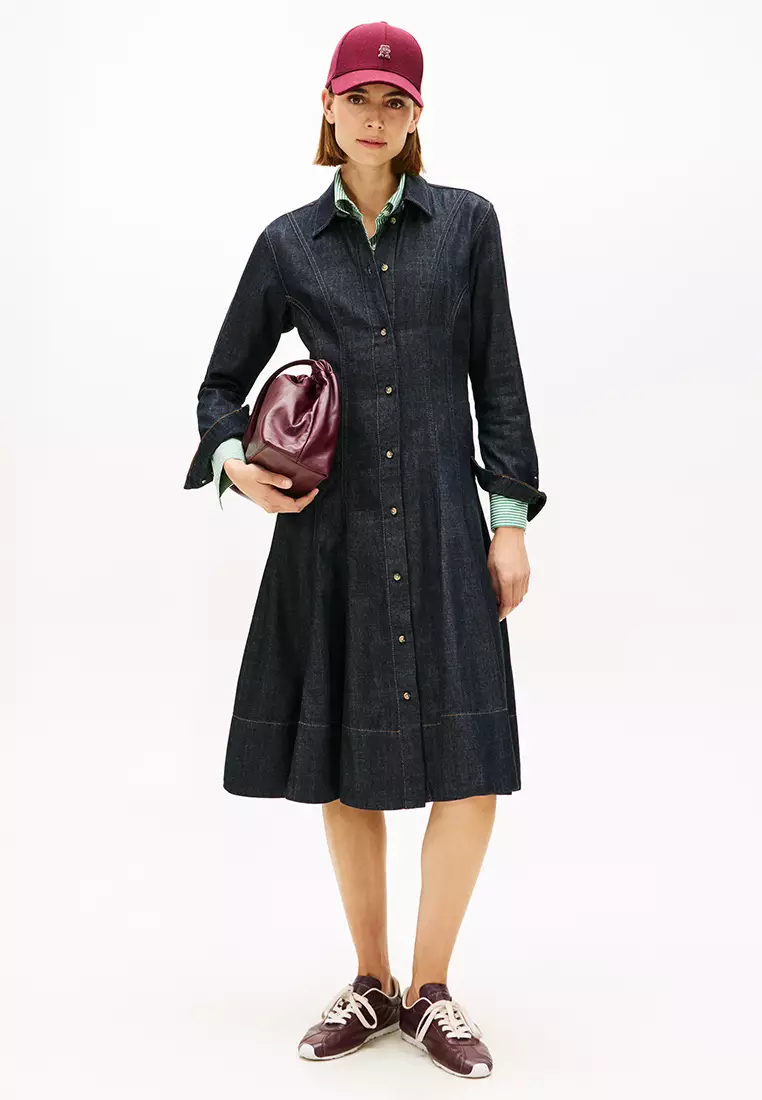 Buy Tommy Hilfiger Denim Long Sleeves Dress - TH Mainline Online | ZALORA  Malaysia