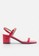 Benitz red Women Ankle Strap Block Heels Casual 69C80SHB3EB69FGS_2