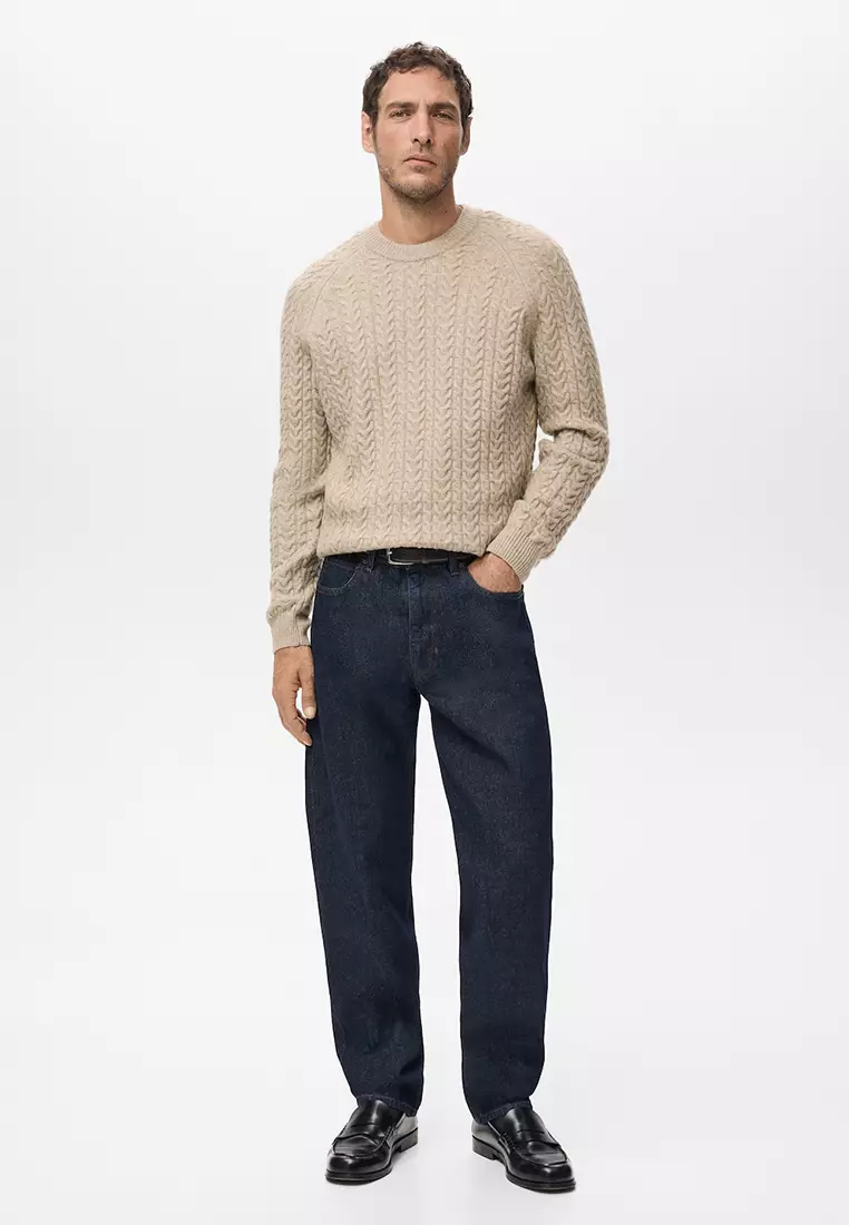 Braided Knitted Sweater