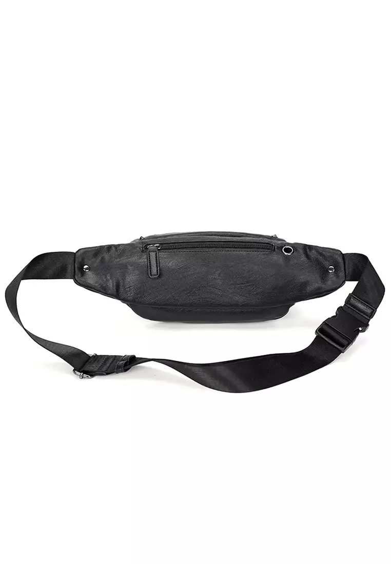 Buy Lara Men's Leather Sling Bag Multipurpose Day-pack Shoulder
