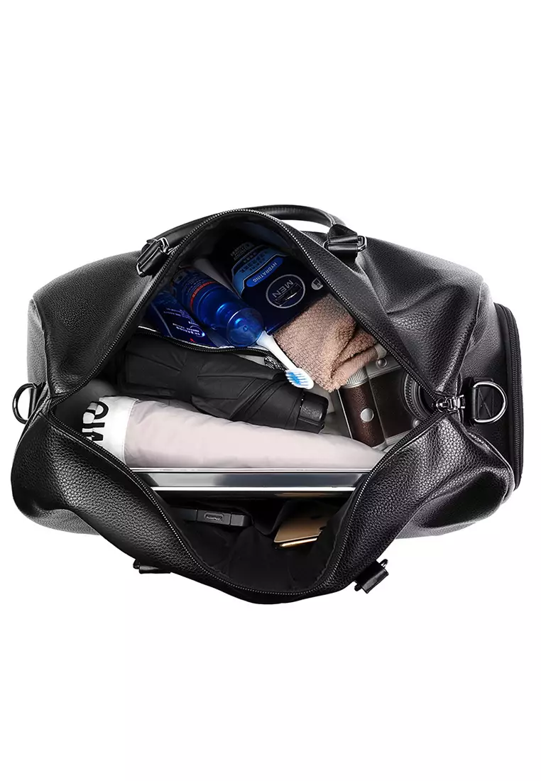 Leather Travel Duffel Bag
