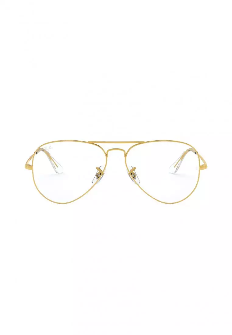 Ray ban aviator plain glass clearance
