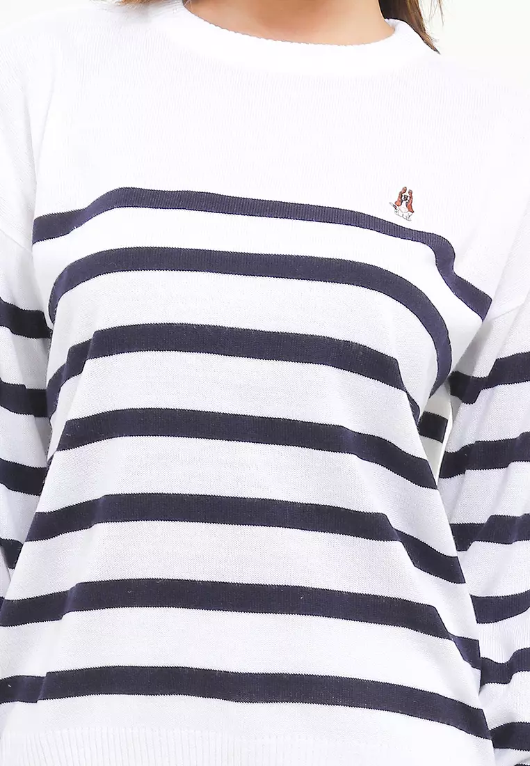 Rua Overiszed Stripe Sweater