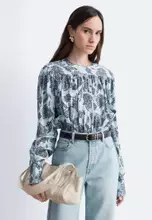 Light Blue Paisley