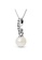 Krystal Couture gold KRYSTAL COUTURE Luminous Pearl Pendant Necklace in White Gold Adorned With Crystals from Swarovski® C012DAC7954AF4GS_2