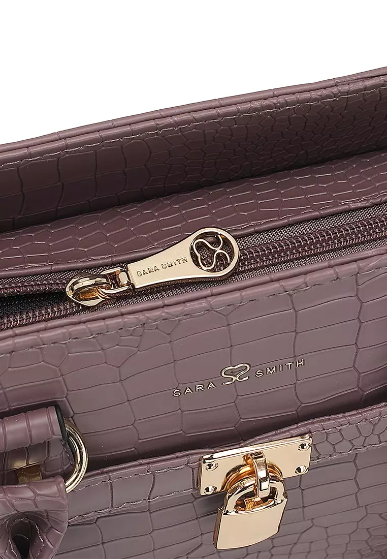 Women's Top Handle Bag / Sling Bag / Crossbody Bag / Shoulder Bag - Purple