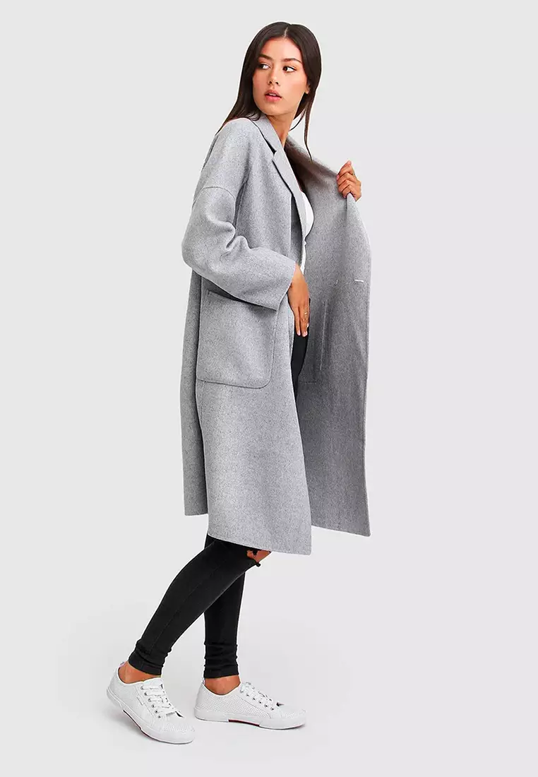 Publisher Double-Breasted Wool Blend Coat
