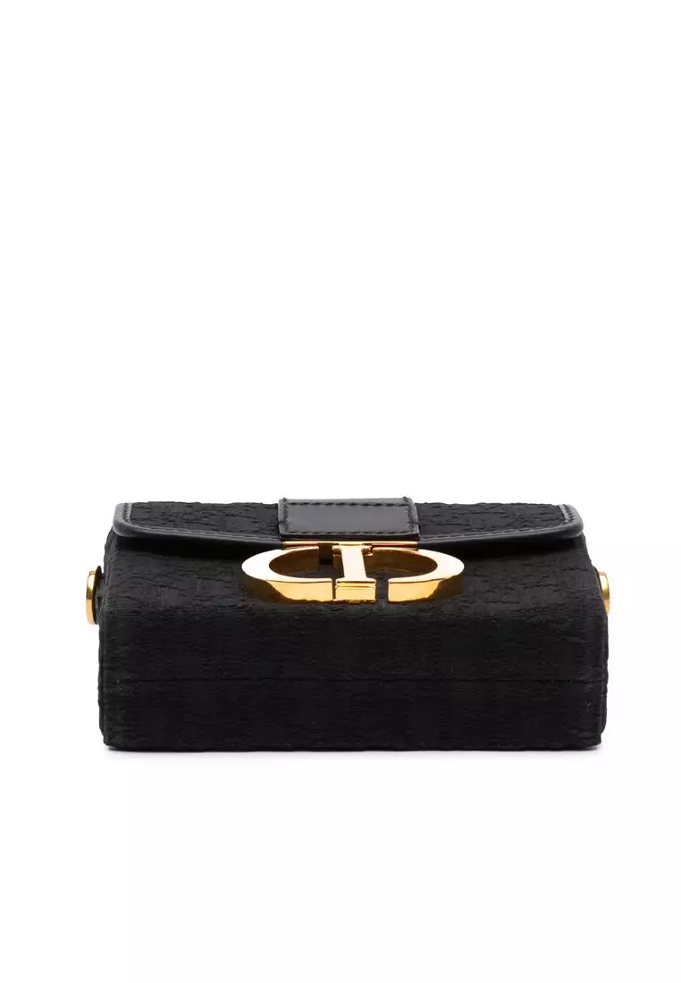 Pre-Loved Dior Oblique Canvas 30 Montaigne Box Bag