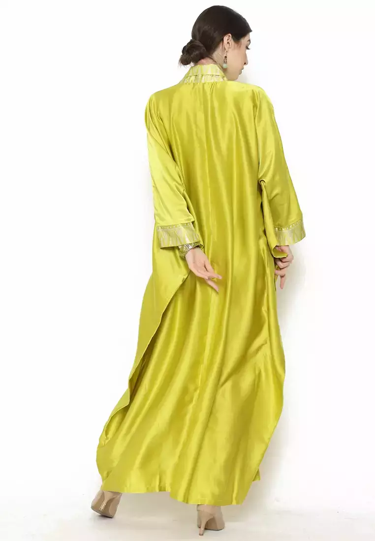 Kanzi Exclusive Long Sleeve Songket Kaftan