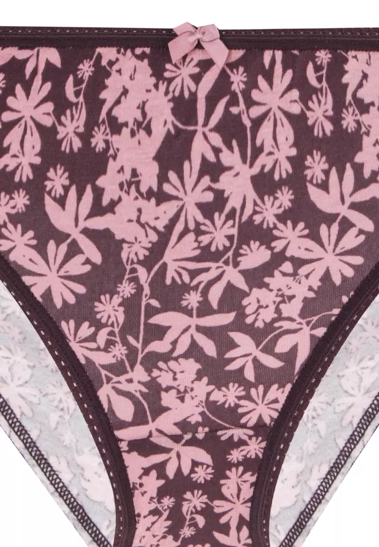 5pk Cotton Lycra Bikini Knickers