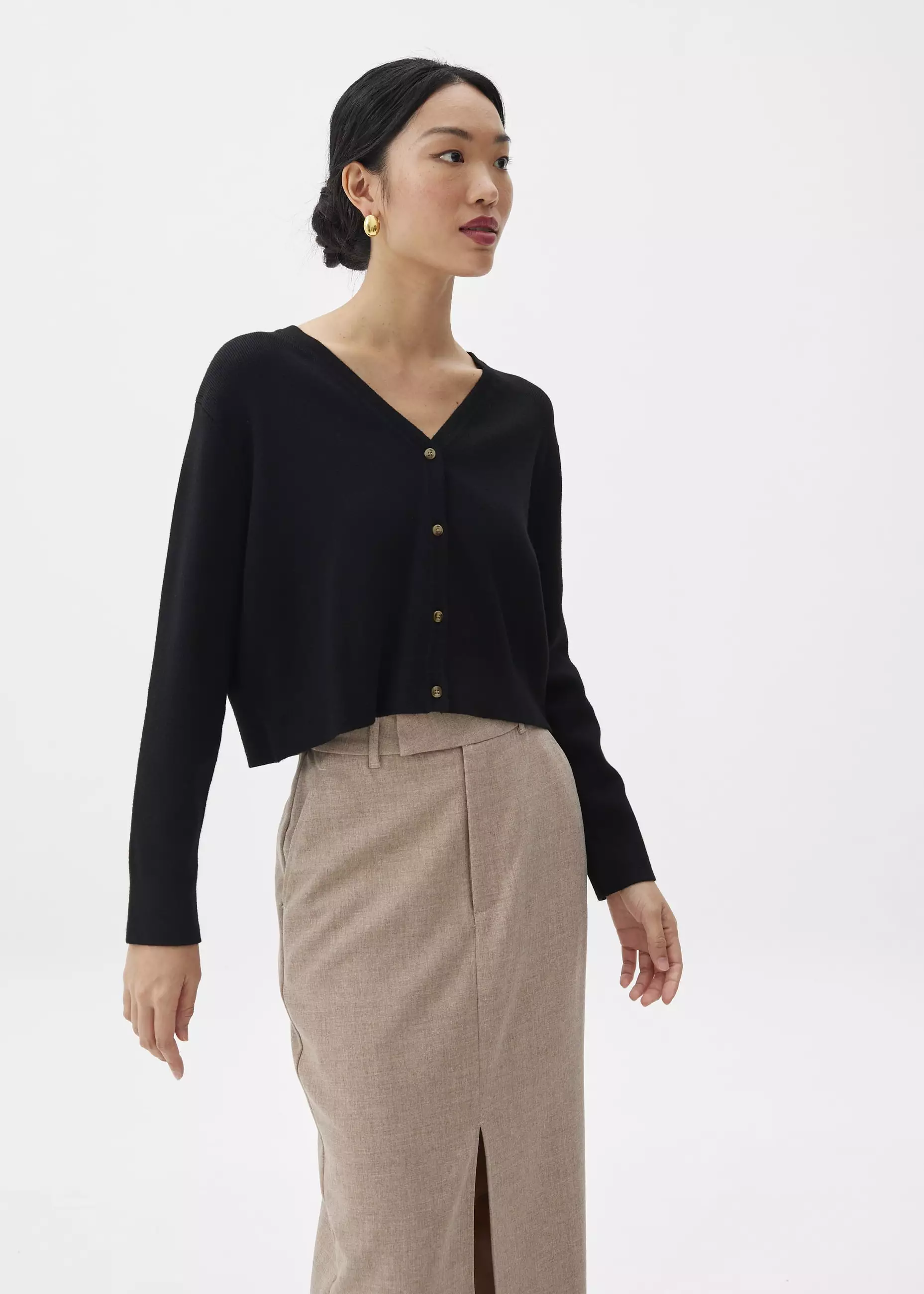 Cardigan Wanita - Jesse Button Down Knit Cardigan