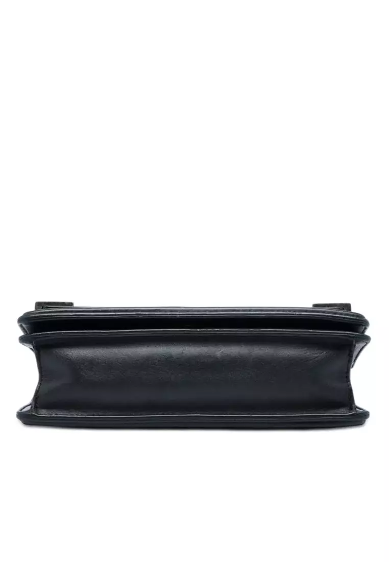 Pre-Loved Chanel Lambskin And Acrylic Boy Brick Horizontal Flap
