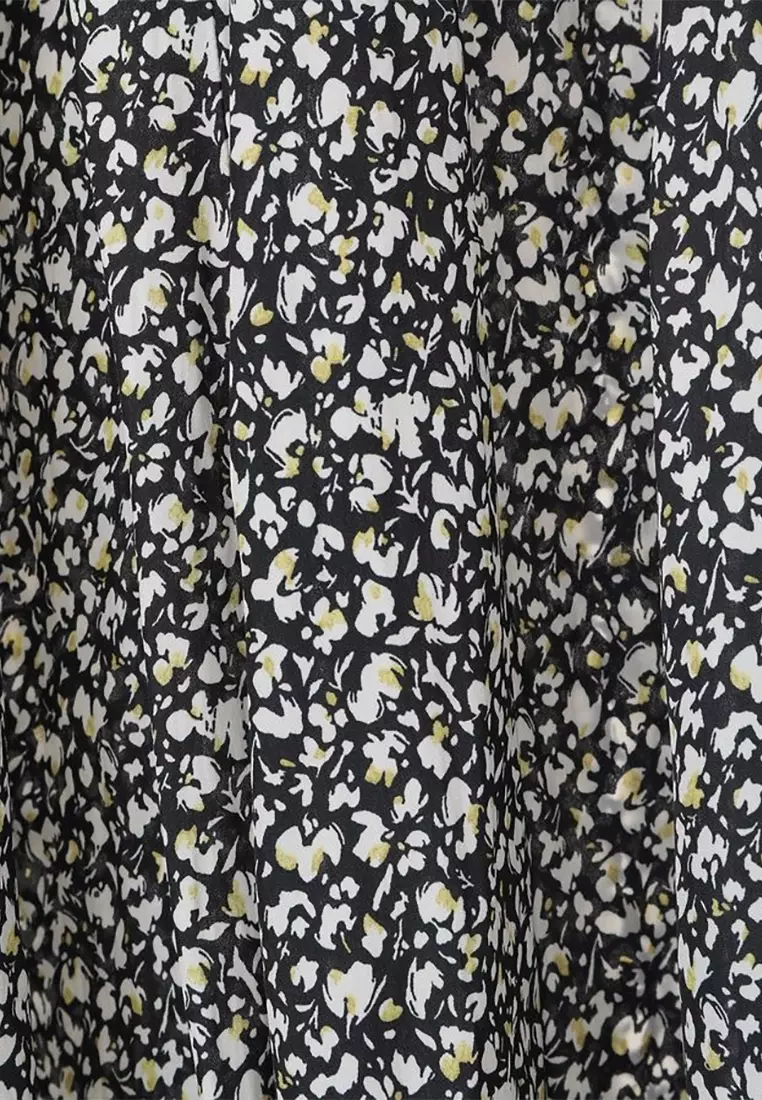 Green Parks - Oshibe Pattern Wide Pants