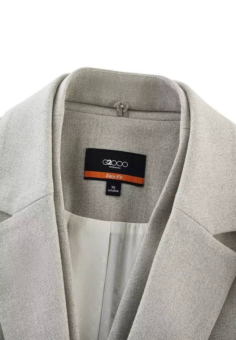 長袖合身剪裁西裝外套