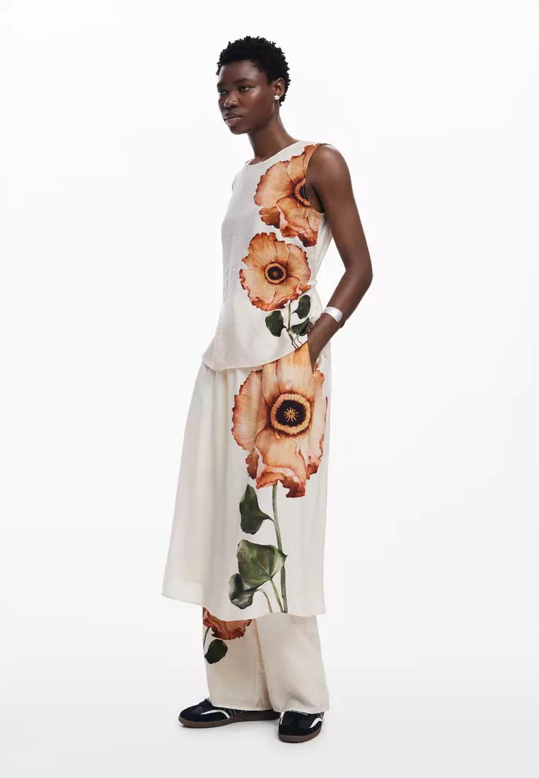 Desigual Woman Floral pants