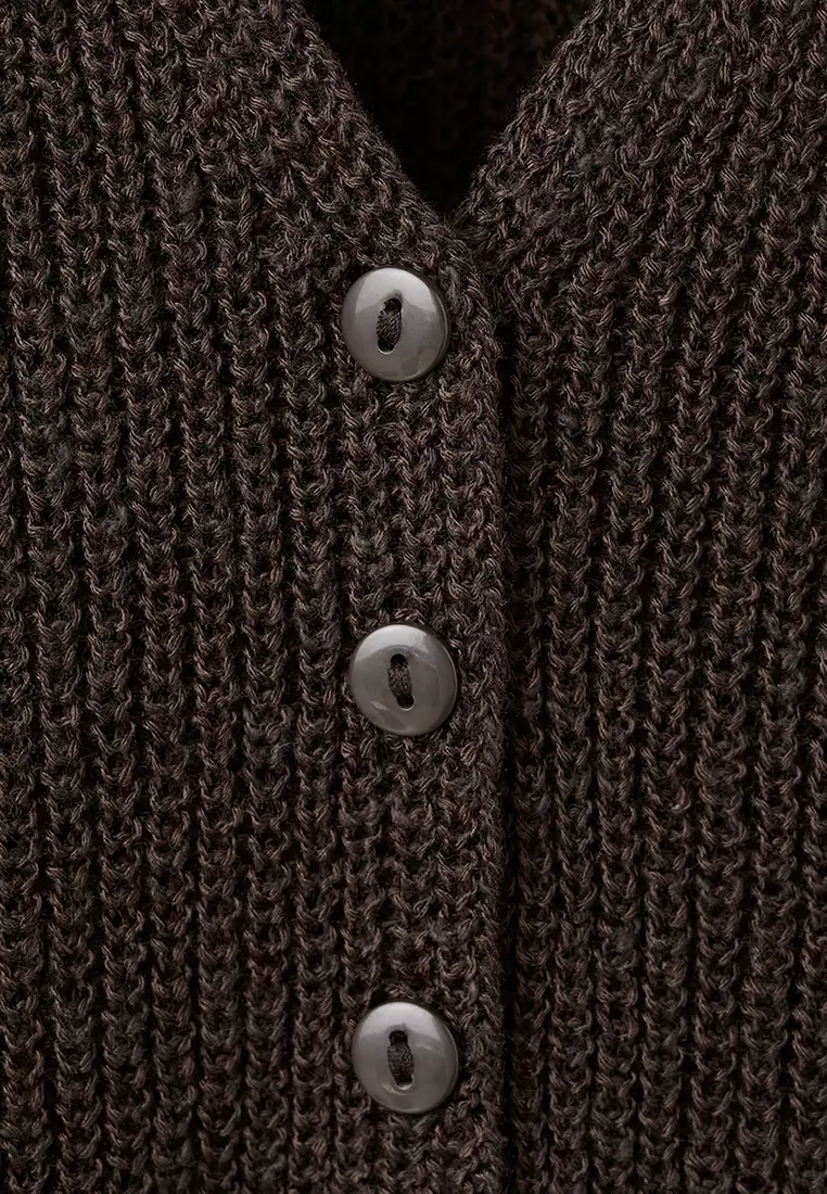 Openwork Knitted Waistcoat