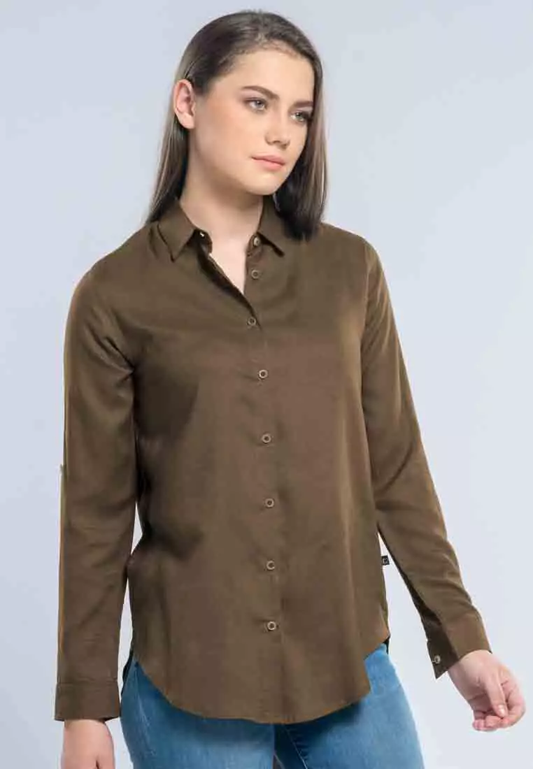 C2 Eostre Brown Casual Shirt