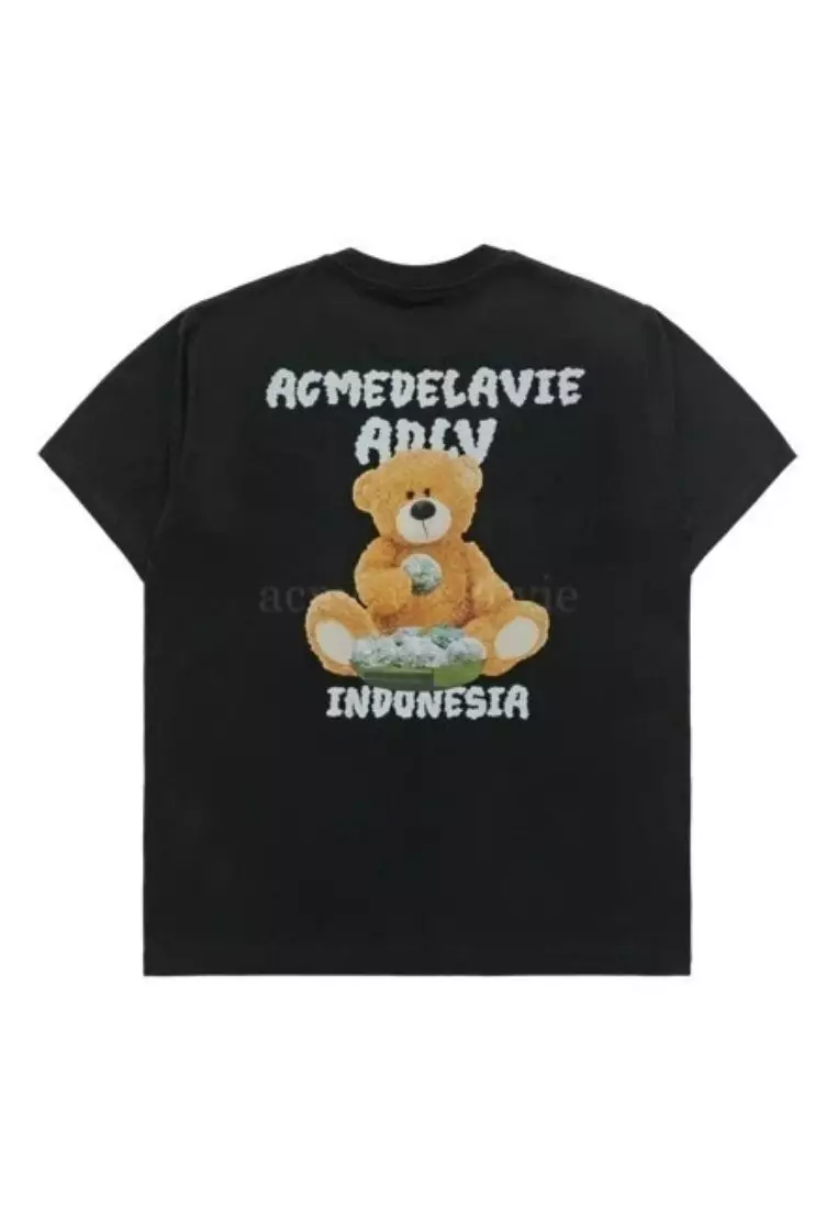 KLEPON BEAR ARTWORK Short Sleeve T-Shirt Black