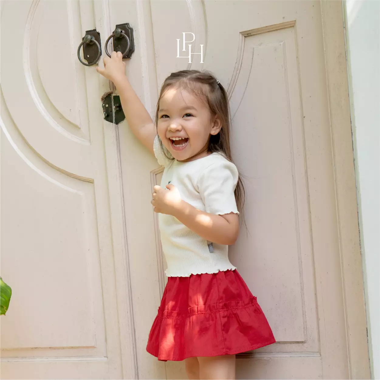 Little Palmerhaus - Rin Ruffle Skirt (Rok Anak) Pretty Pink