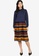 Tommy Hilfiger multi Pleated Stp Knee Shirt Dress 09B14AA0CFD7C9GS_1