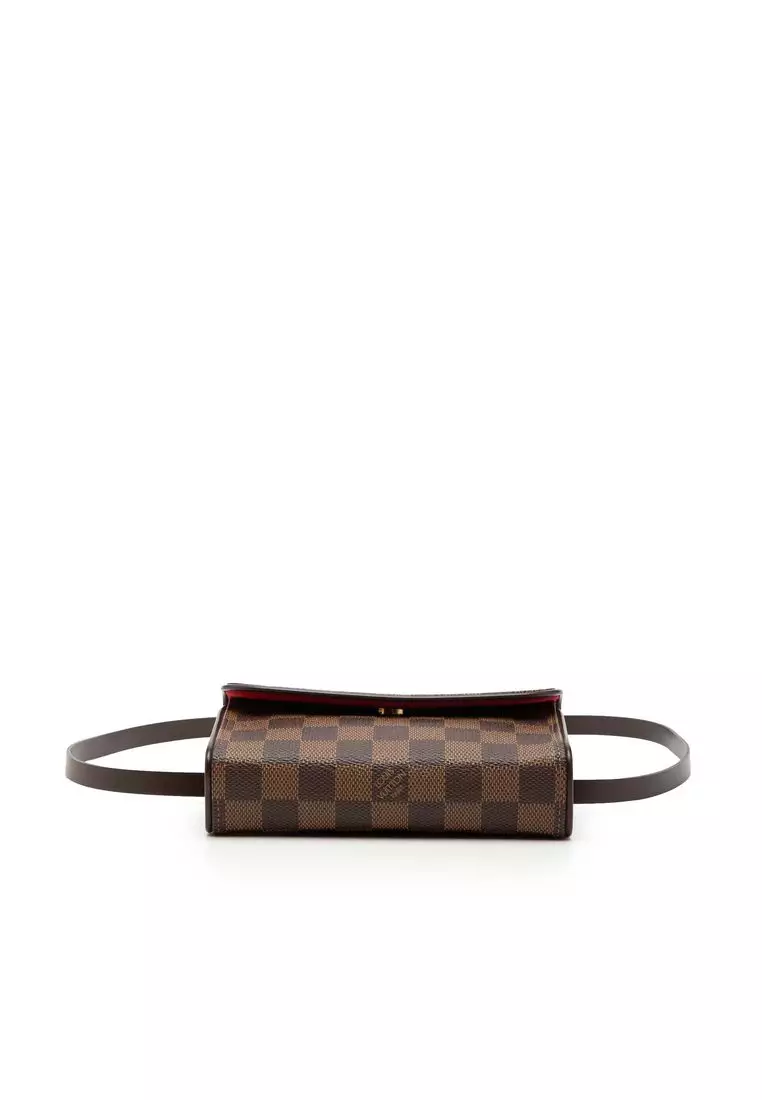 Pre-Loved Louis Vuitton Damier Ebene Pochette Florentine
