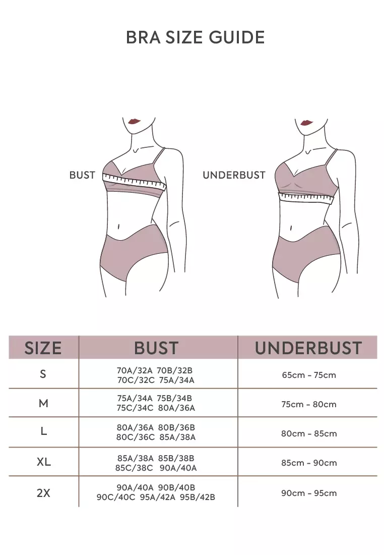 Next to Skin Ladies Seamless Heatpress Comfort Fit Soft Push Up Wireless NonWire Bra Kenzi 1pc (Wistful Mauve)