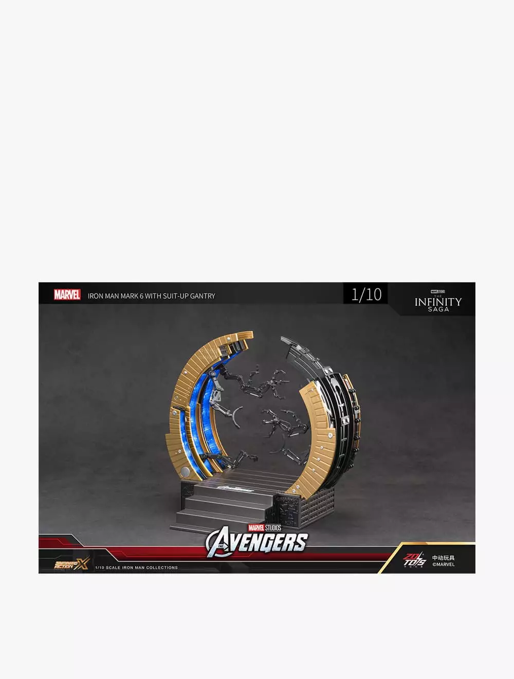 Marvel ZD Toys MK6 With Suit-up Gantry  - ZDT1928