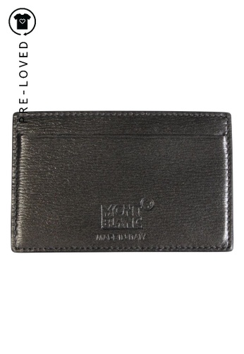 Montblanc grey Pre-Loved montblanc Card Holder 2601EACD6390AAGS_1