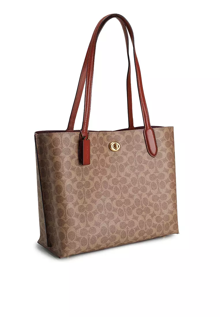 Willow Tote Bag In Signature Canvas