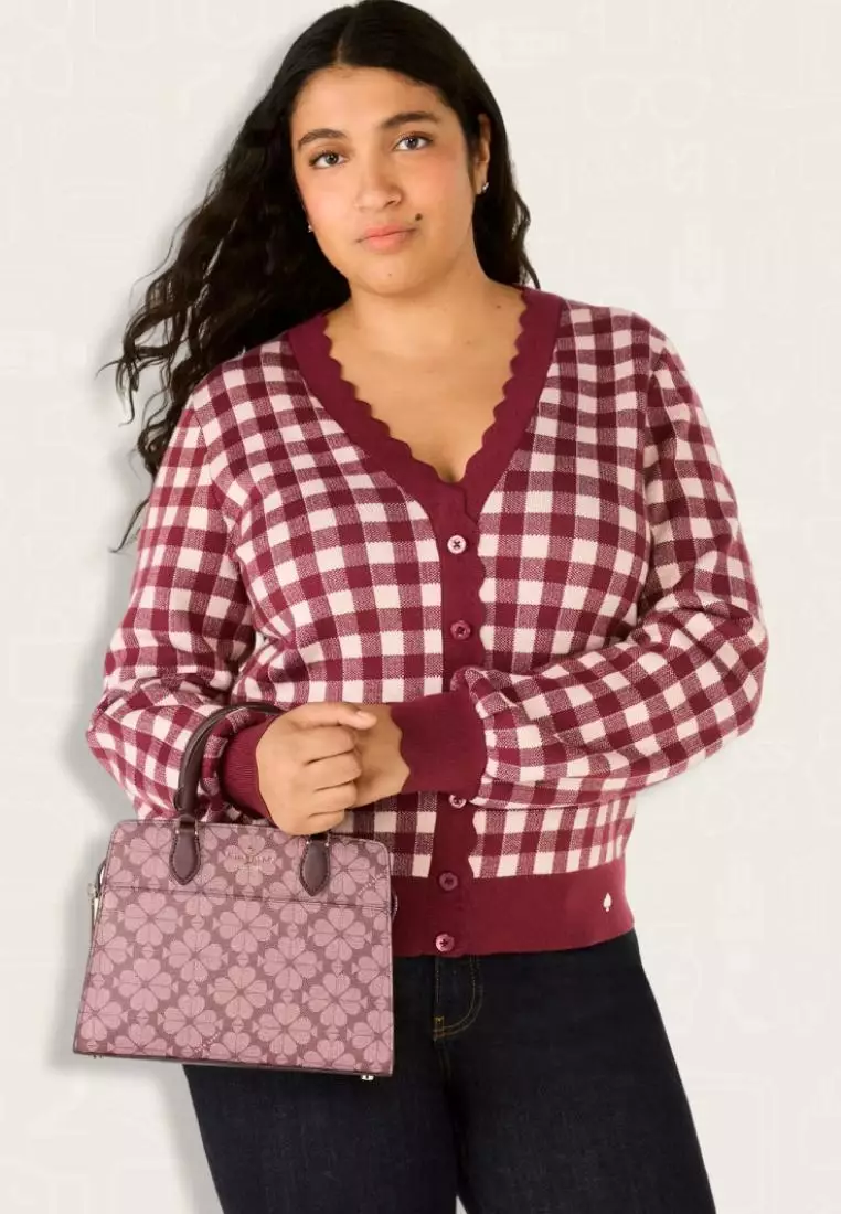 Kate Spade Signature Spade Flower Small Satchel Grenache Multi