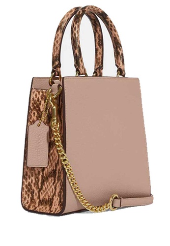 比較的美品 【COACH】 Mini Pepper クロスボディバック ピンク