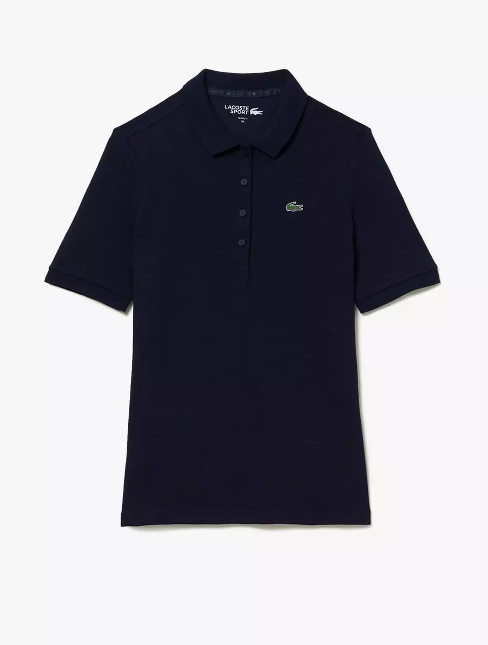 Women's Lacoste SPORT Slim Fit Organic Cotton Golf Polo - Blue