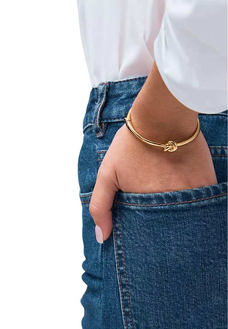 Buy Kate Spade Kate Spade Sailor's Knot Hinge Bangle Gold O0R00065